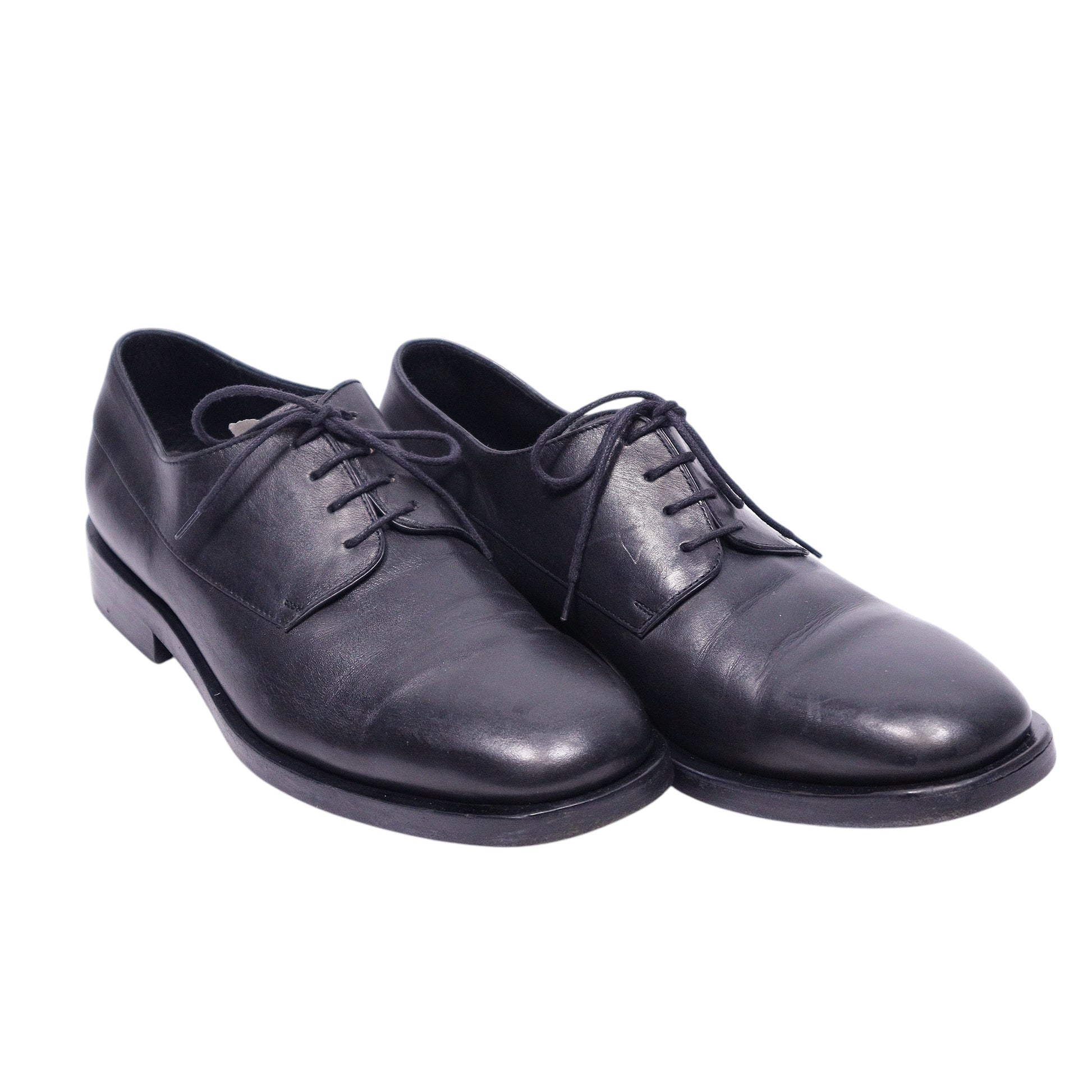 Christian Dior black leather shoes