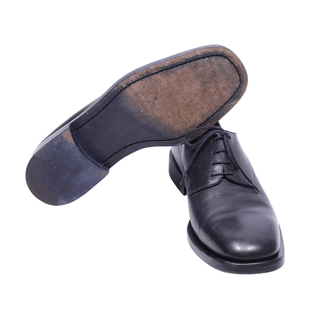 Christian Dior black leather shoes