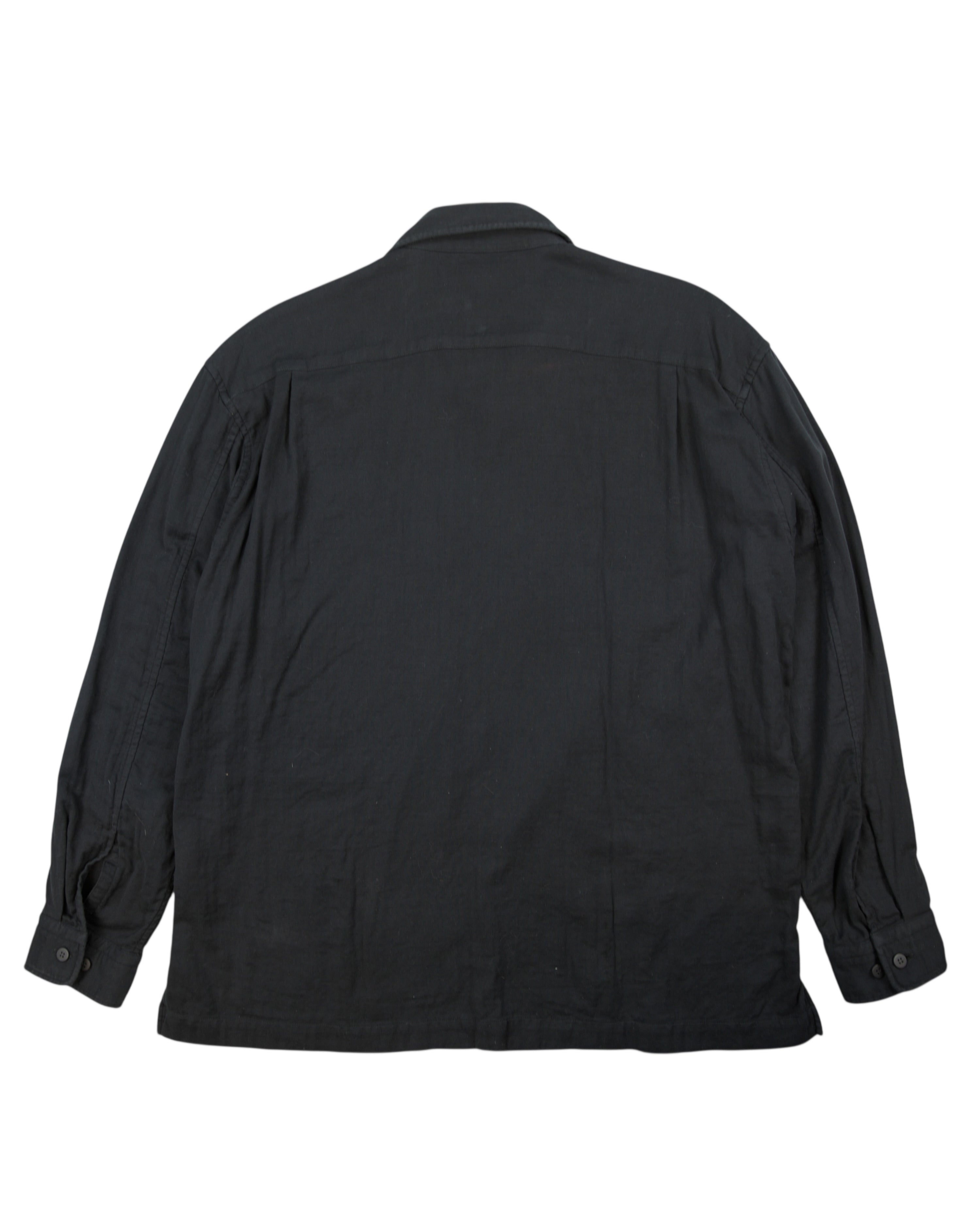 Issey Miyake black dress shirt