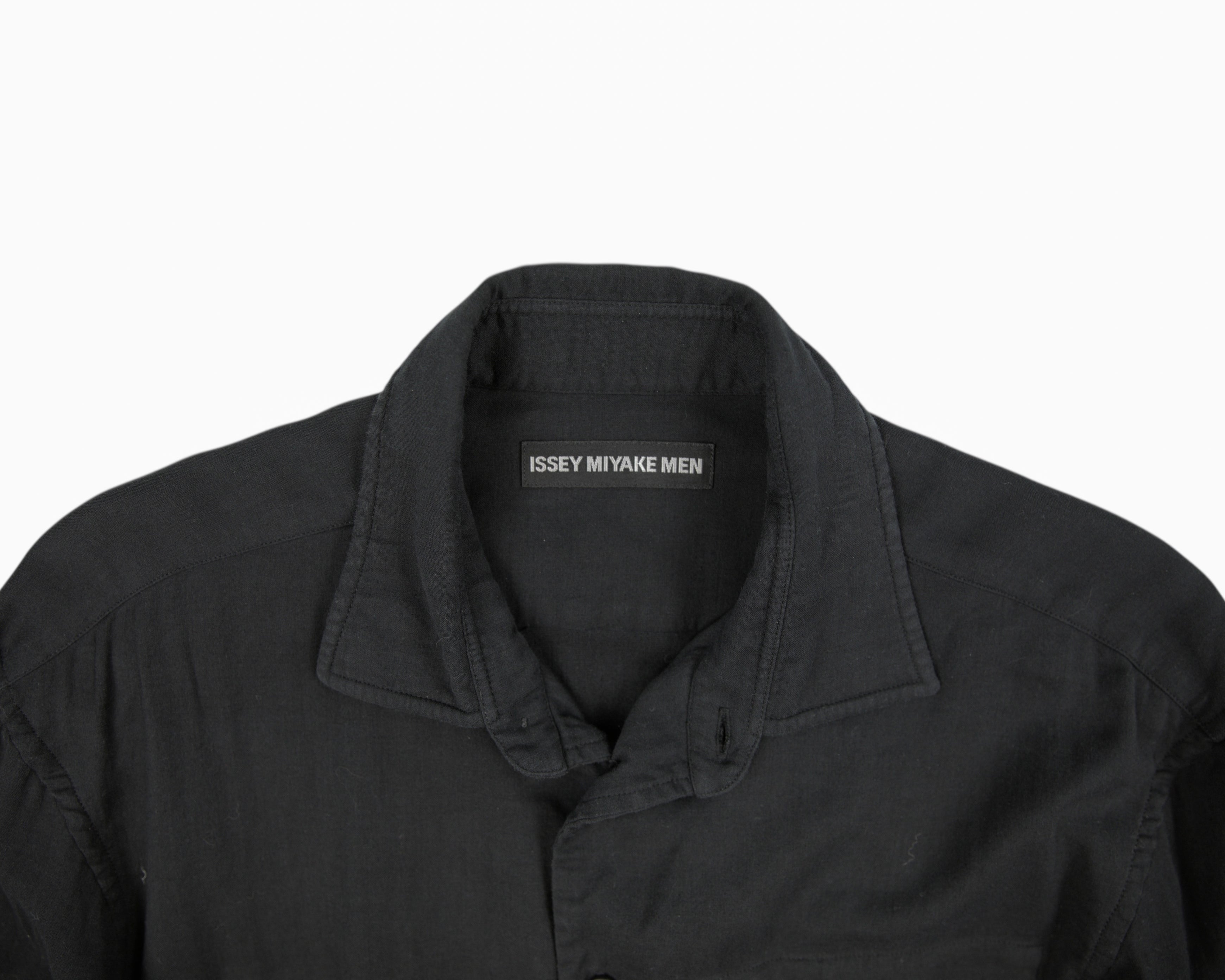 Issey Miyake black dress shirt