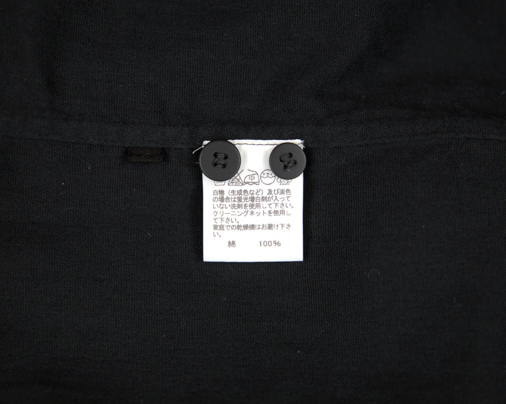 Issey Miyake black dress shirt