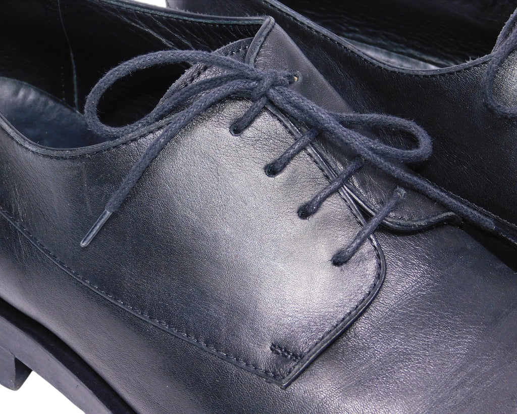Christian Dior black leather shoes