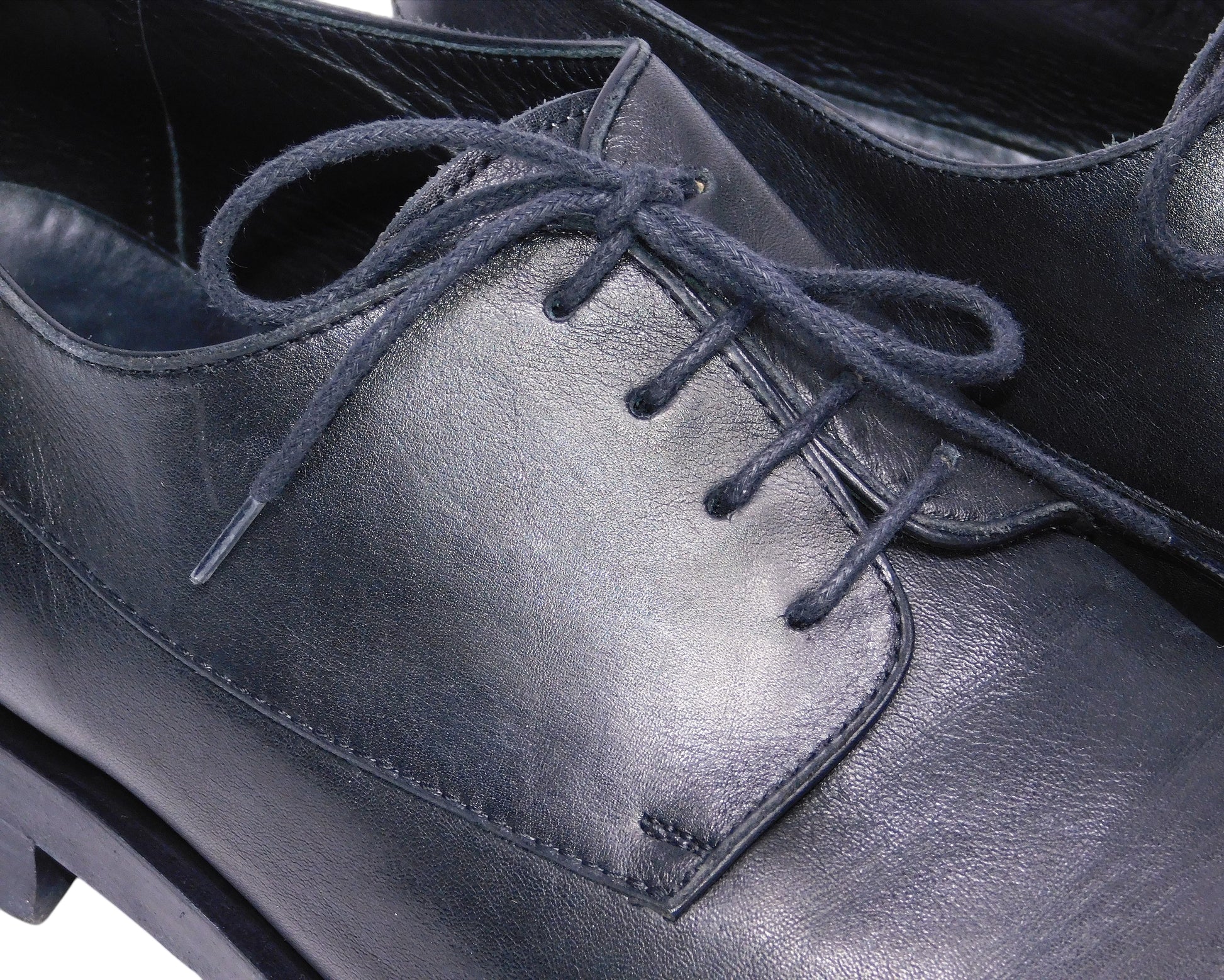 Christian Dior black leather shoes
