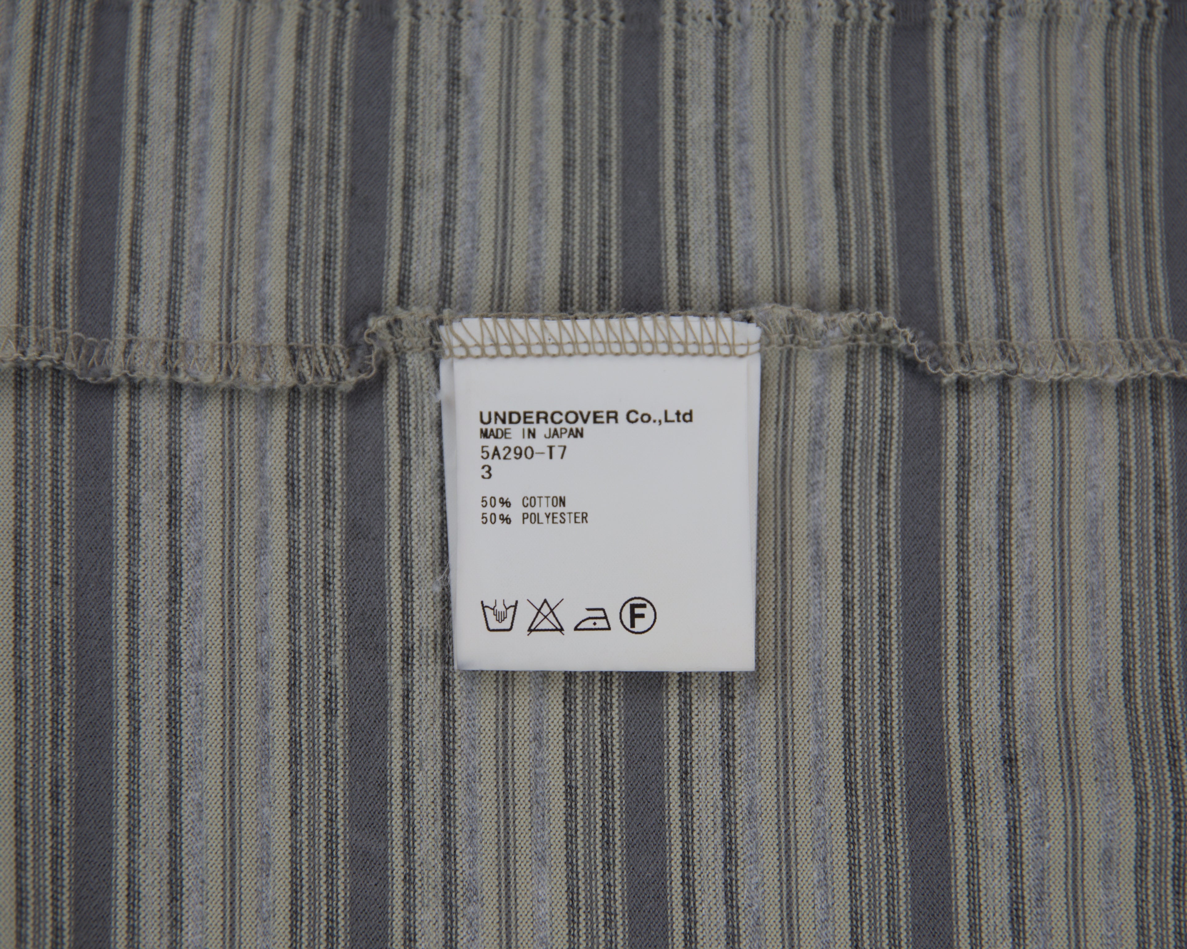 Undercover striped long-sleeve shirt