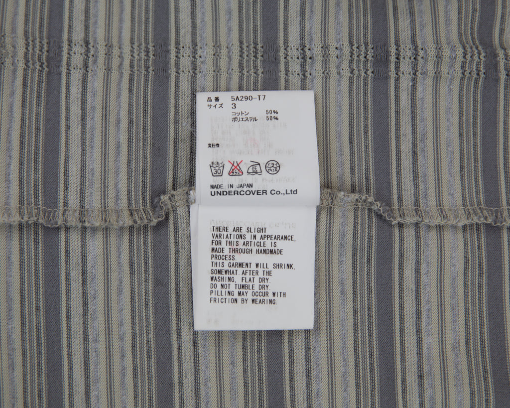 Undercover striped long-sleeve shirt