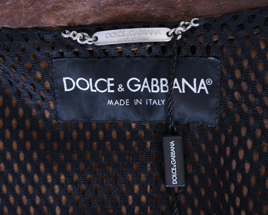 Dolce & Gabbana sheepskin leather Jacket