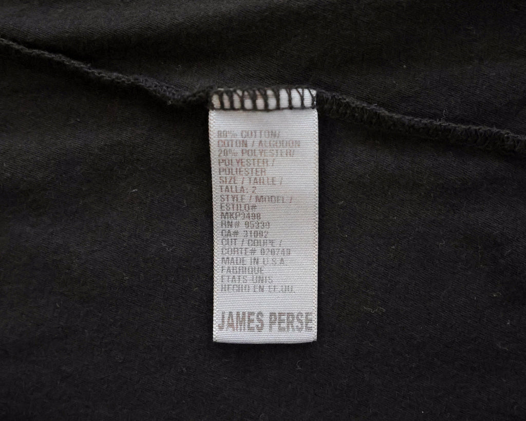 James Perse Black T-shirt