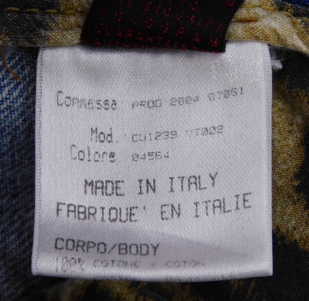 Roberto Cavalli patchwork denim jeans
