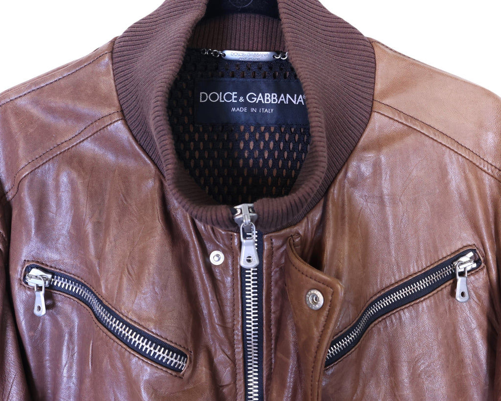 Dolce & Gabbana sheepskin leather Jacket