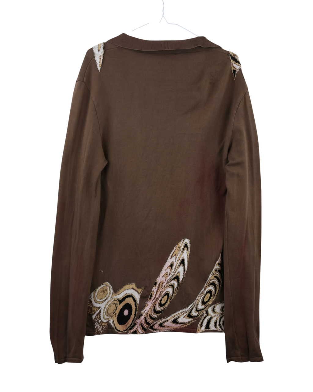 Roberto Cavalli Embroidered Deep-V Top