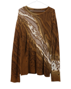 Roberto Cavalli class orange long sleeve shirt