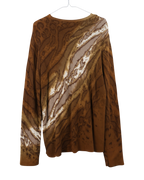 Roberto Cavalli class orange long sleeve shirt