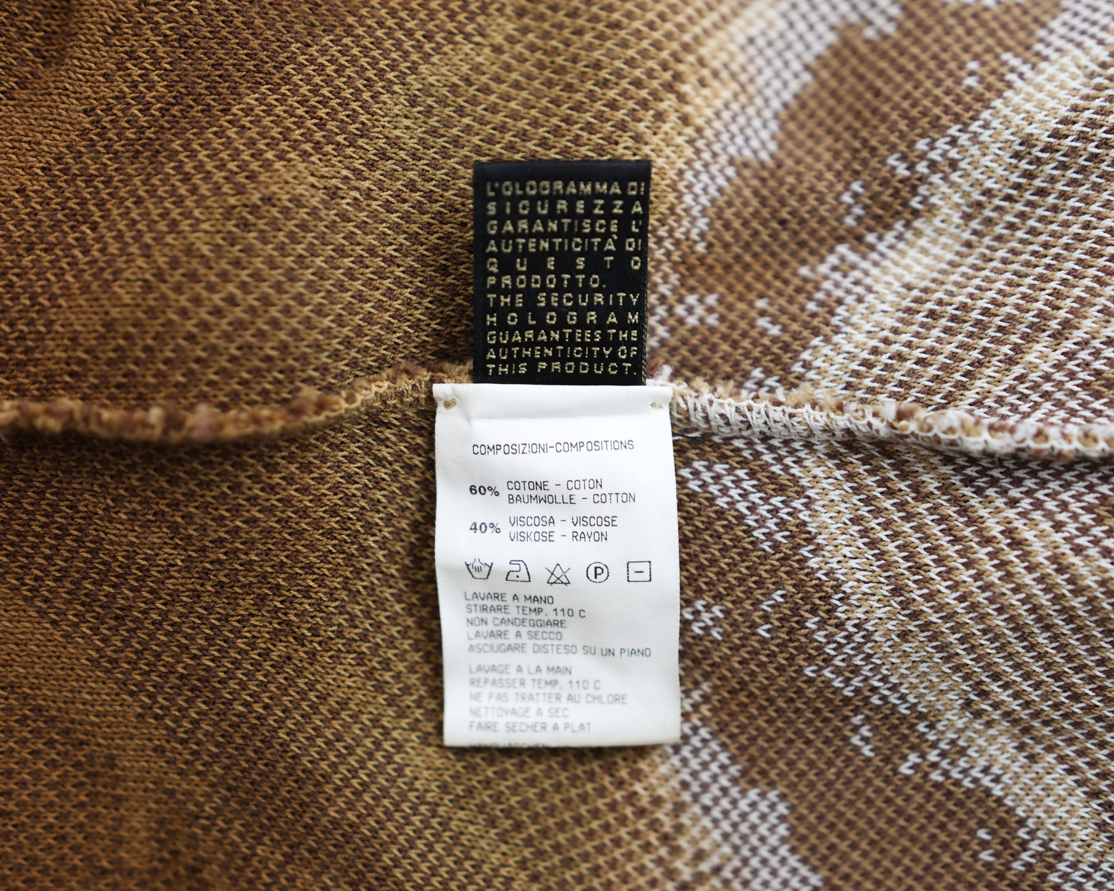 Roberto Cavalli class orange long sleeve shirt