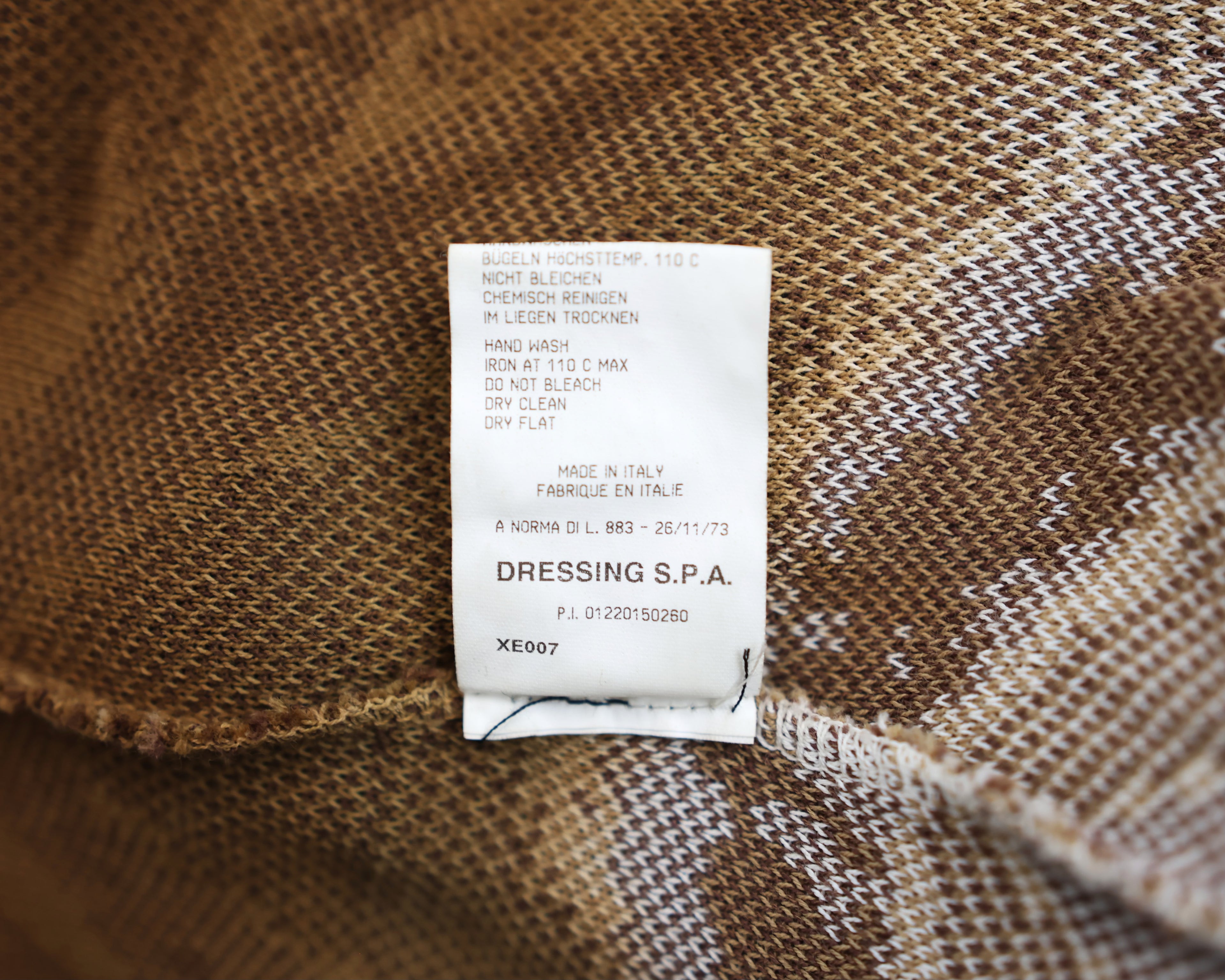 Roberto Cavalli class orange long sleeve shirt