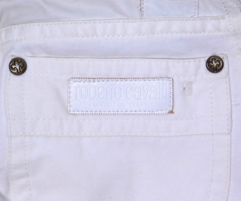 Roberto Cavalli white pants
