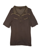 Roberto Cavalli Brown Polo