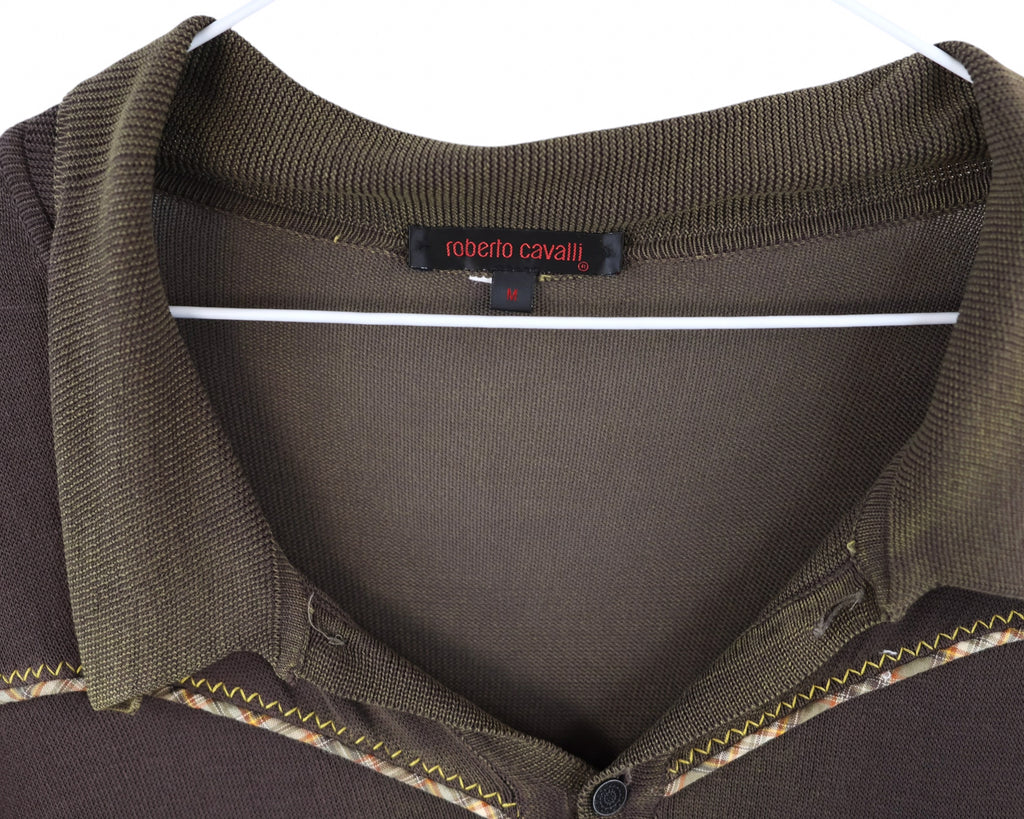 Roberto Cavalli Brown Polo