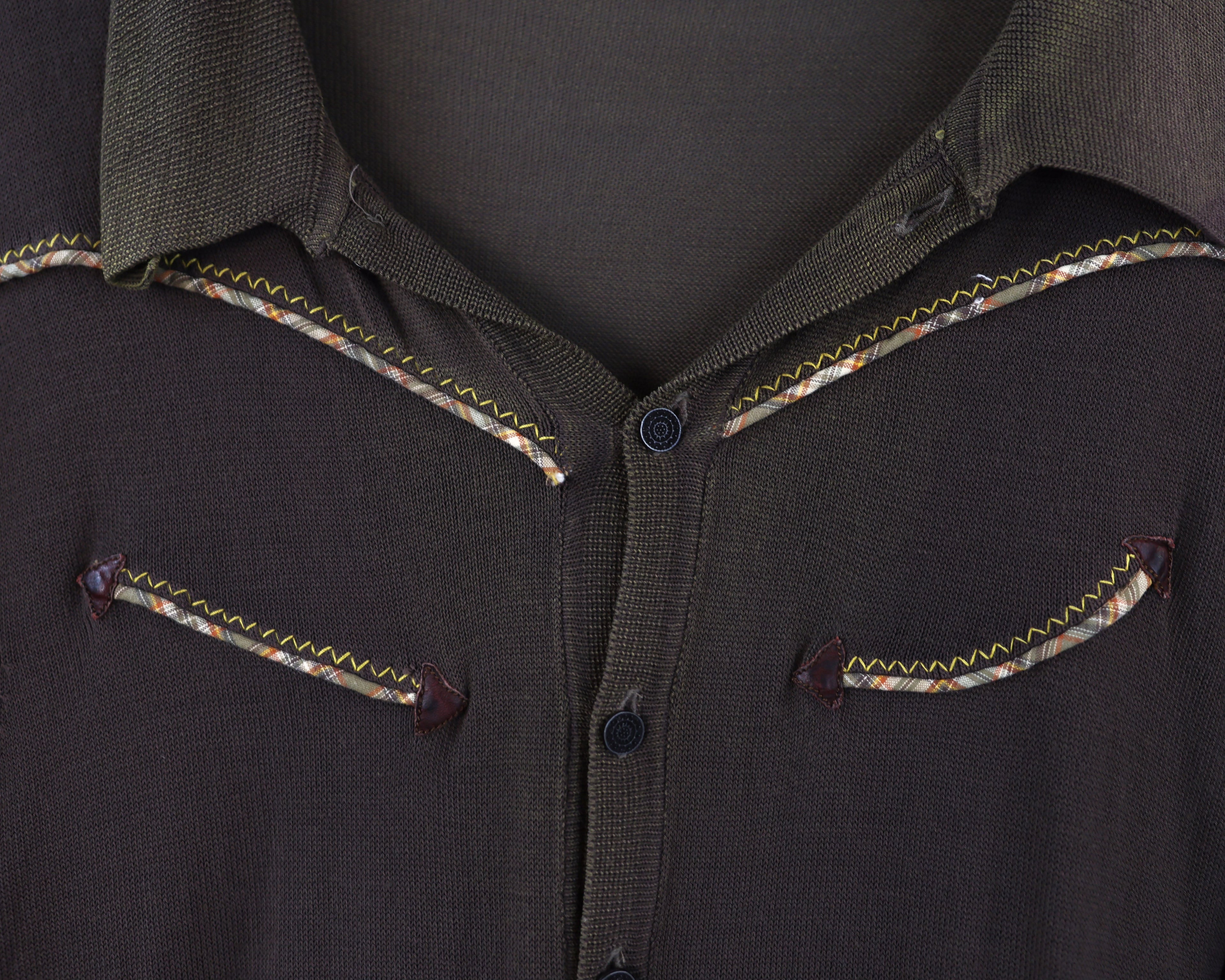 Roberto Cavalli Brown Polo