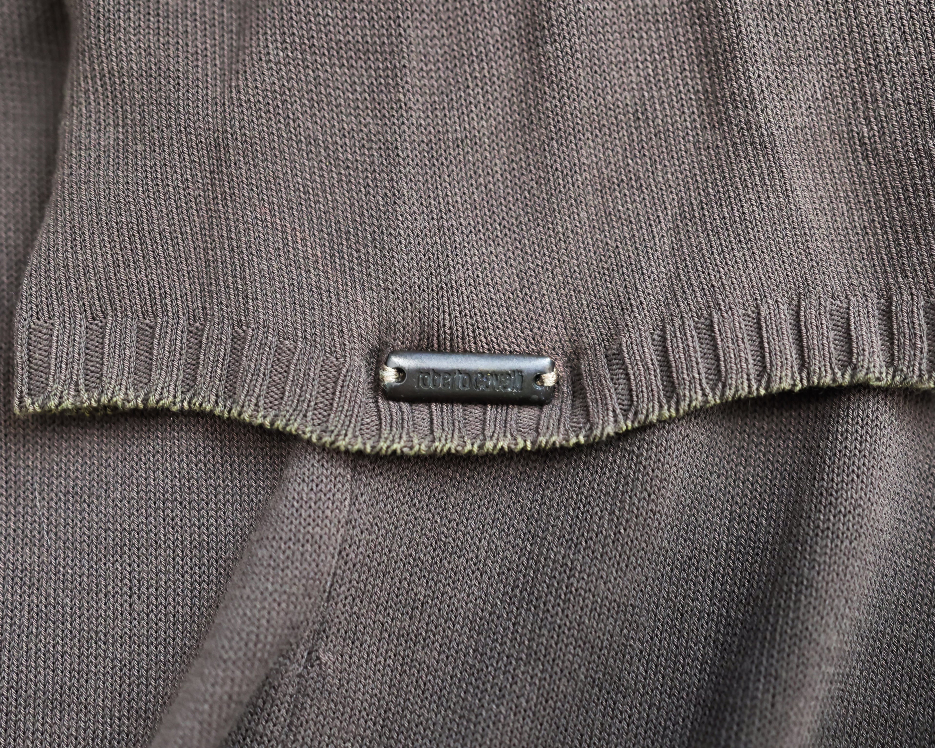 Roberto Cavalli Brown Polo