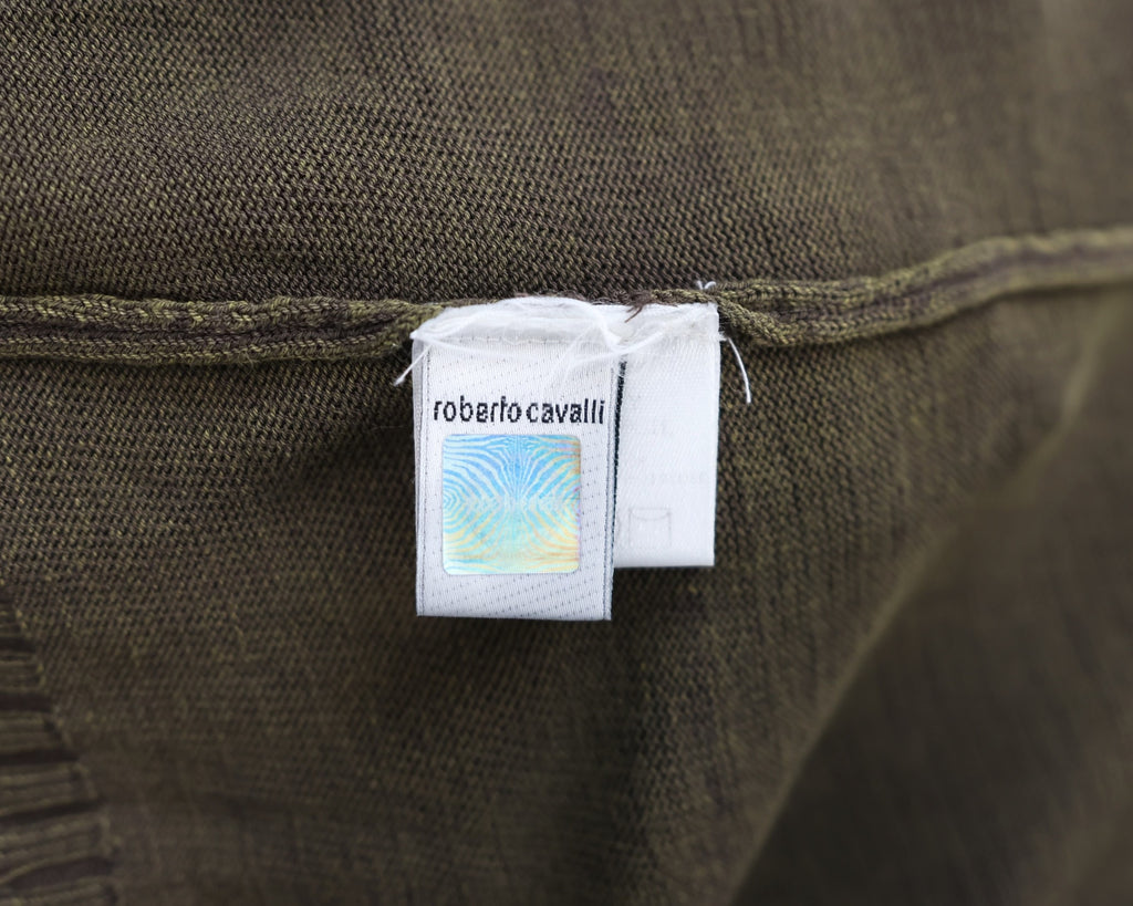 Roberto Cavalli Brown Polo