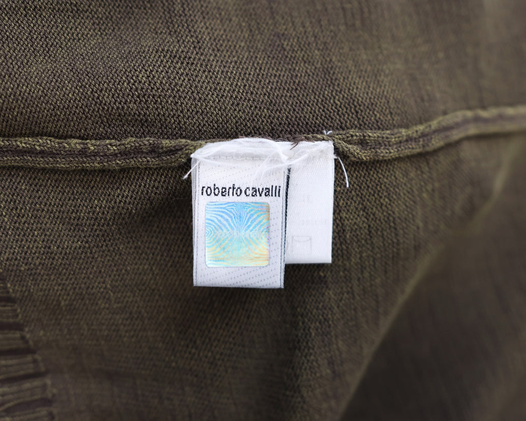 Roberto Cavalli Brown Polo