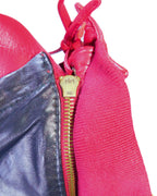 Gianfranco Ferre dark red leather jacket