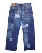 Ra-re patchwork jeans