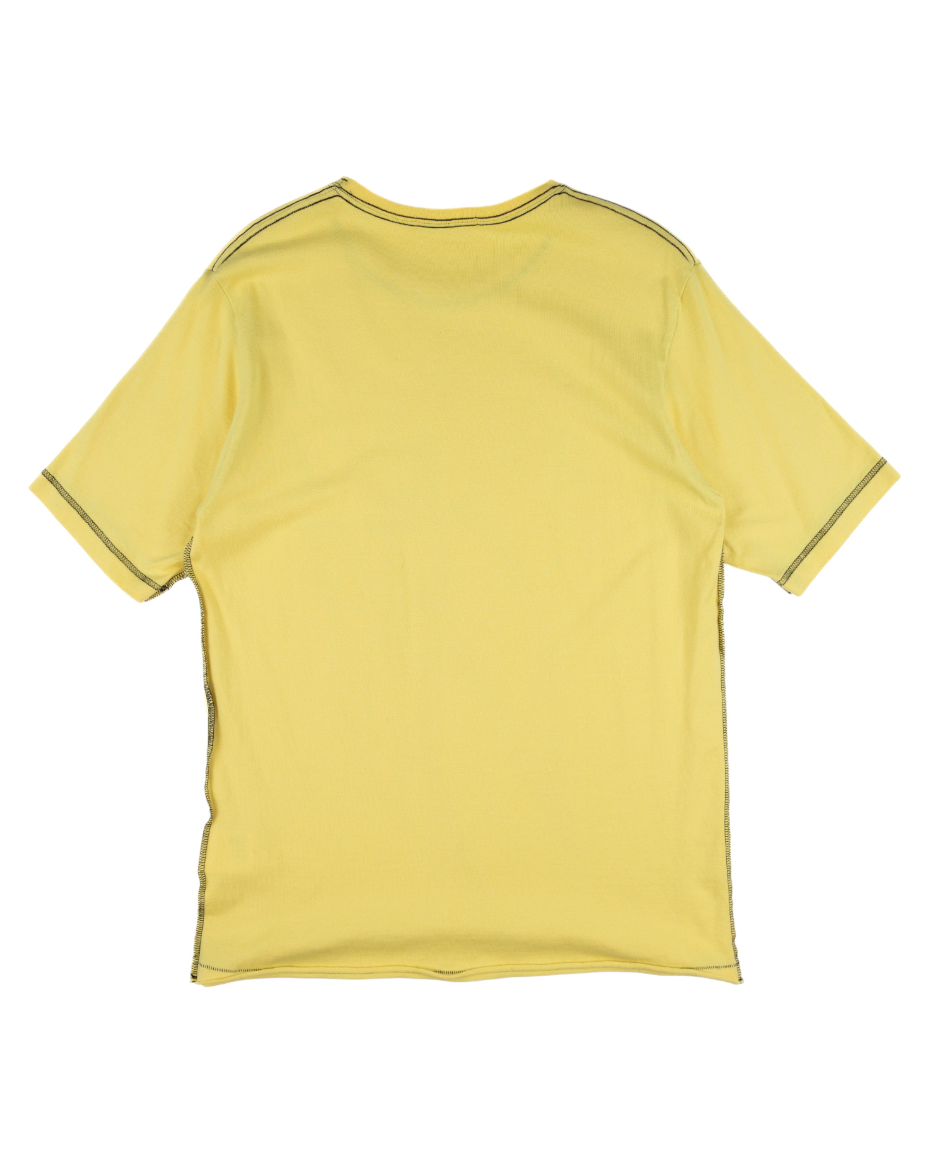 Undercover Yellow Shirt with Red Nail Print