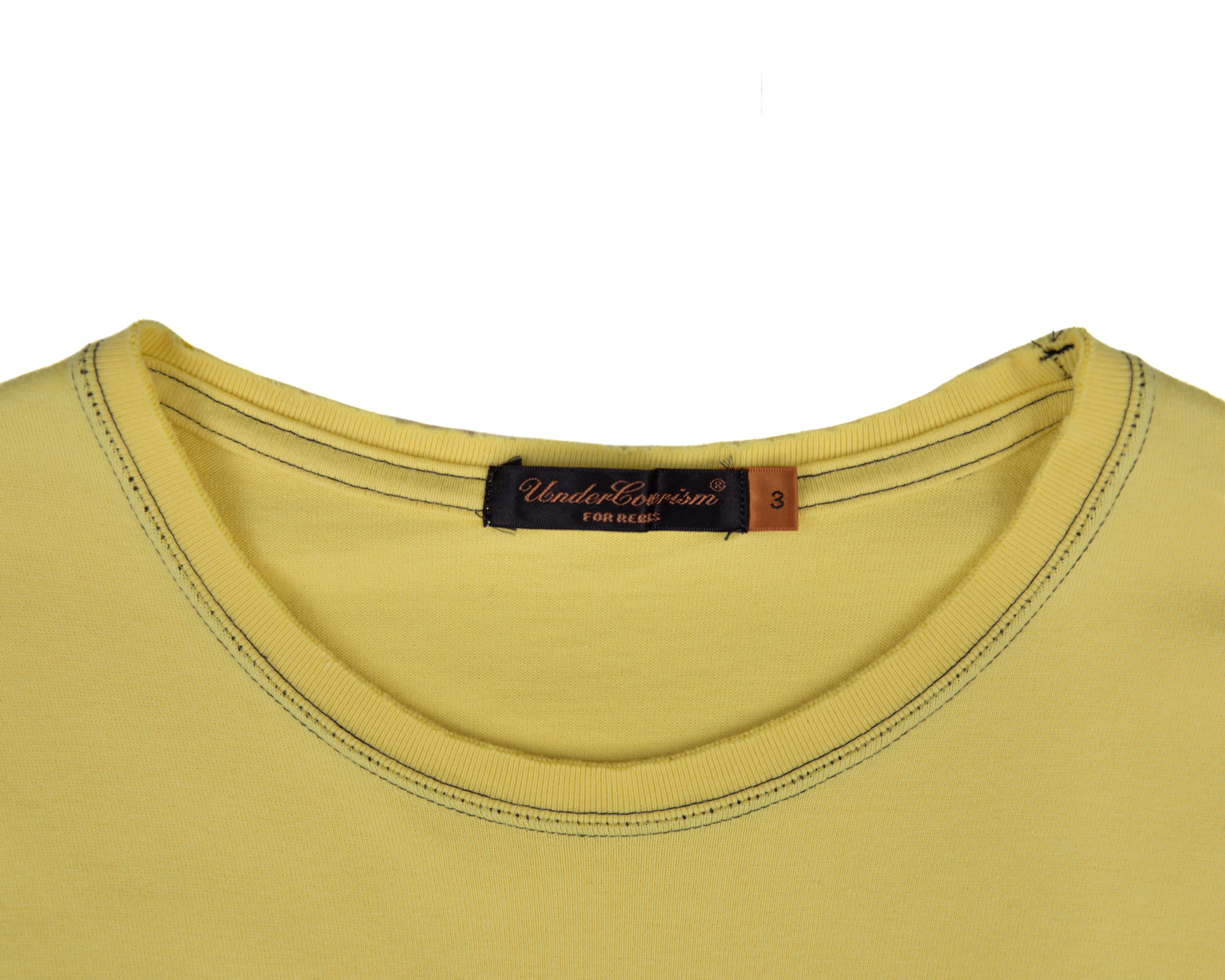 Undercover Yellow Shirt with Red Nail Print