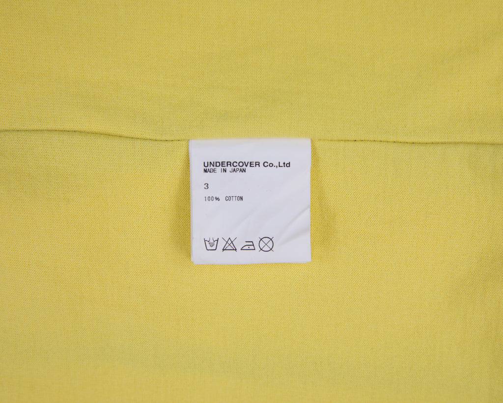 Undercover Yellow Shirt with Red Nail Print