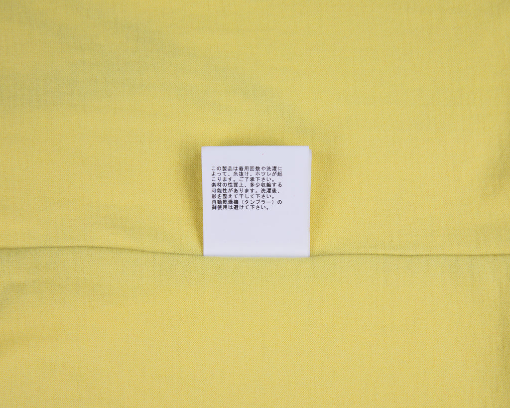 Undercover Yellow Shirt with Red Nail Print