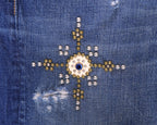 Ra-re patchwork jeans