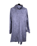Michel Berandi long leather coat