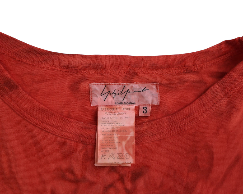 Yamamoto orange T-shirt