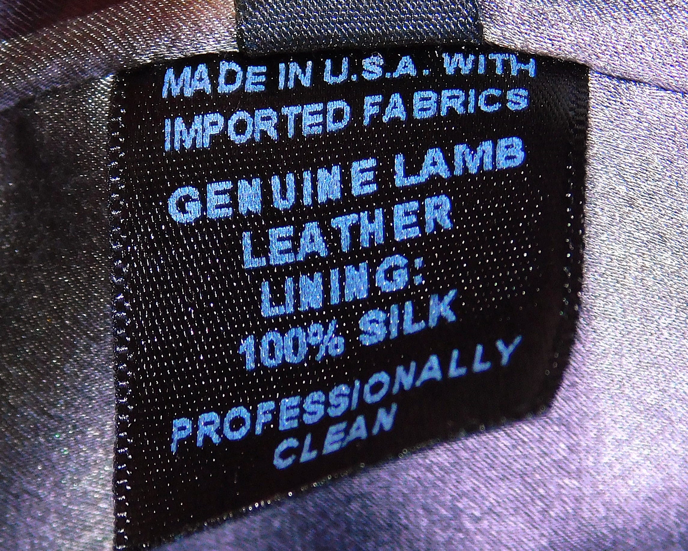 Michel Berandi long leather coat
