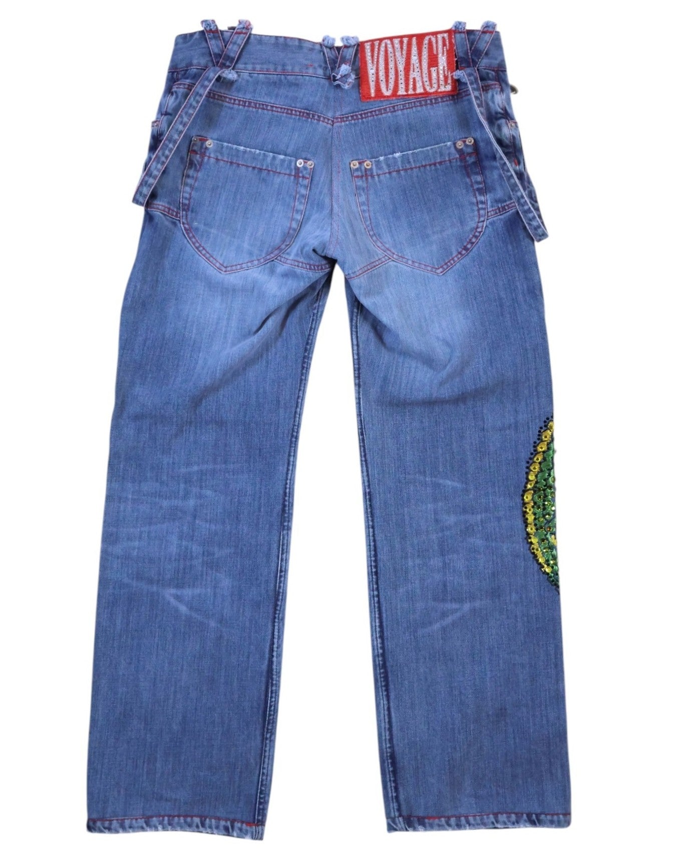 Voyage Mazzilli Michielsens crocodile rhinestones jeans