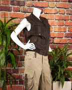 Dolce & Gabbana Khaki Cargo Pants with Utility Pockets