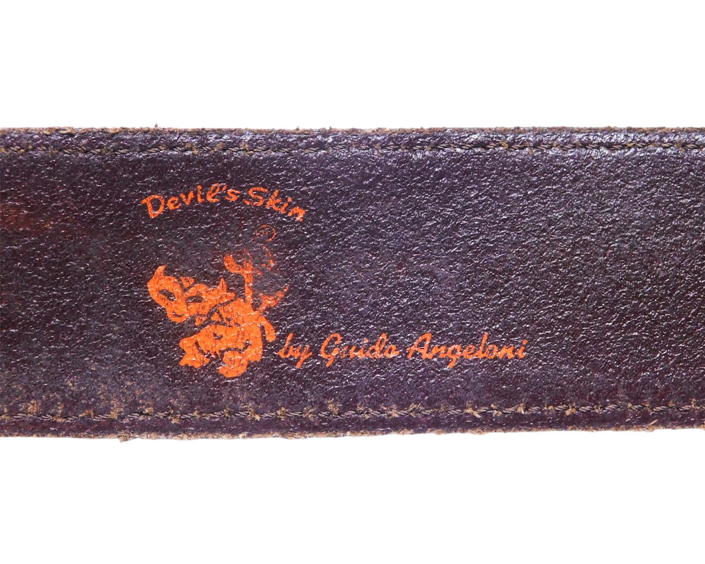 Devil’s skin by Guido Angeloni belt