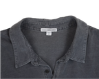 James Perse Grey short sleeve polo shirt