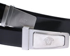Gianni Versace black leather belt