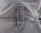 James Perse Grey short sleeve polo shirt