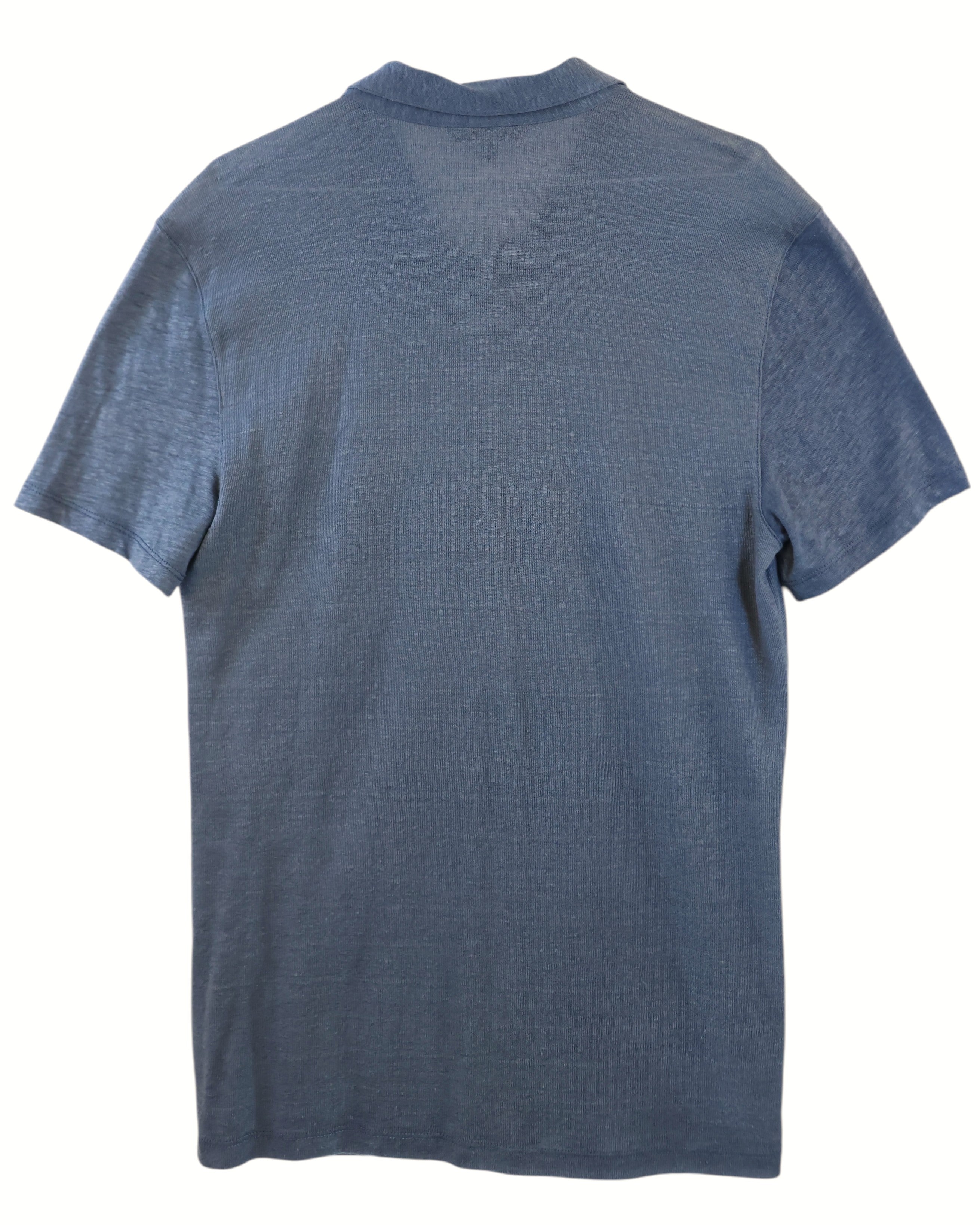 John Varvatos blue polo shirt