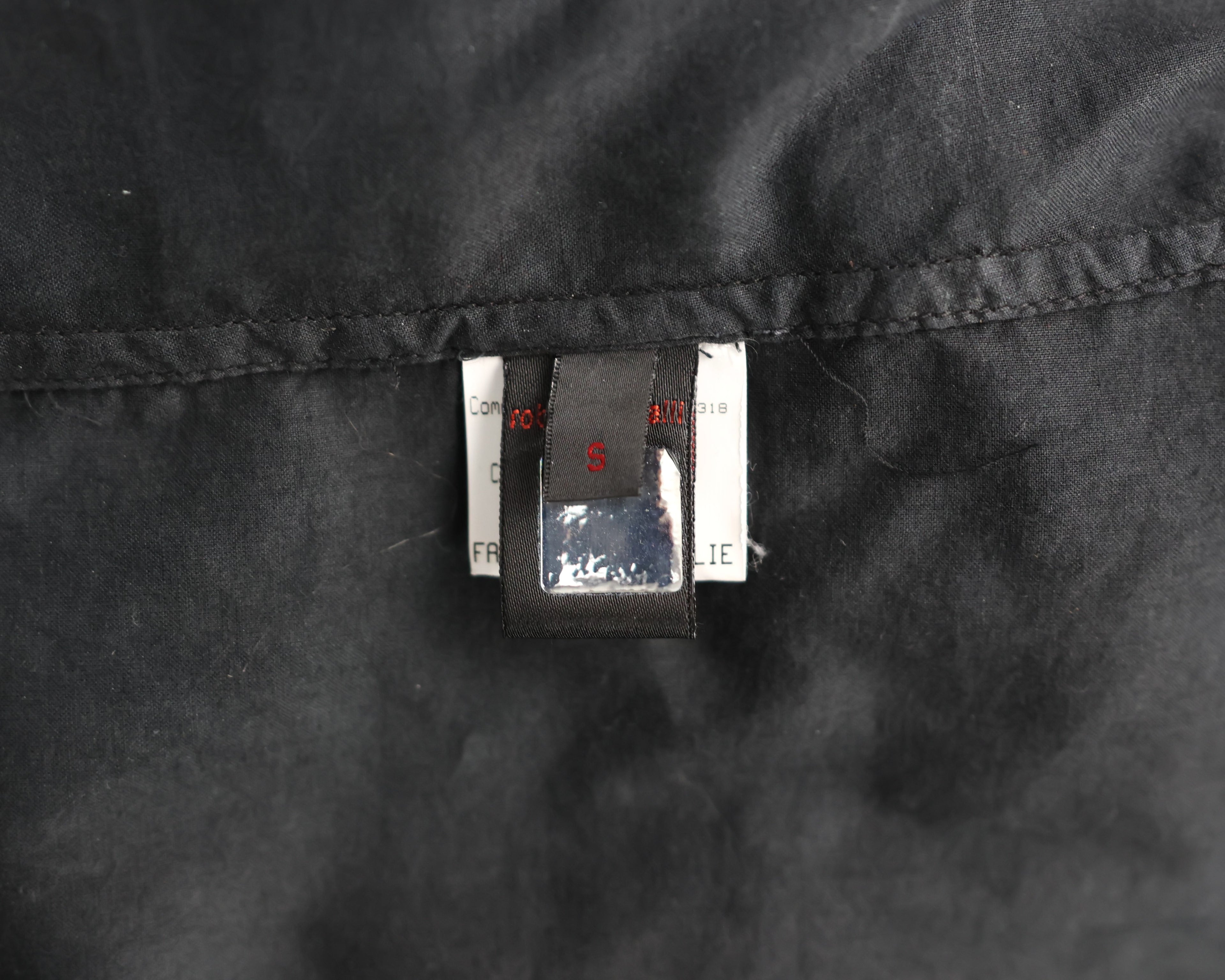 Roberto Cavalli Black Embroidered Blouse