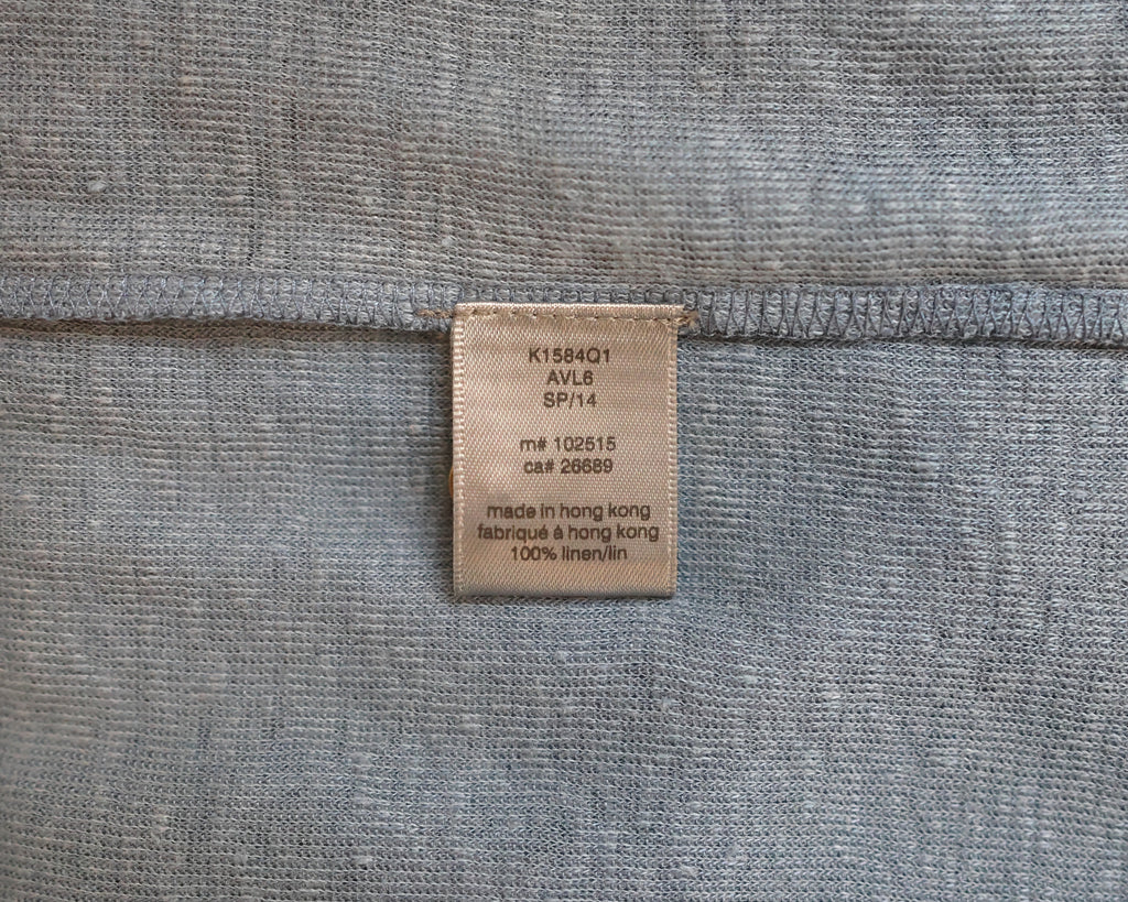 John Varvatos blue polo shirt