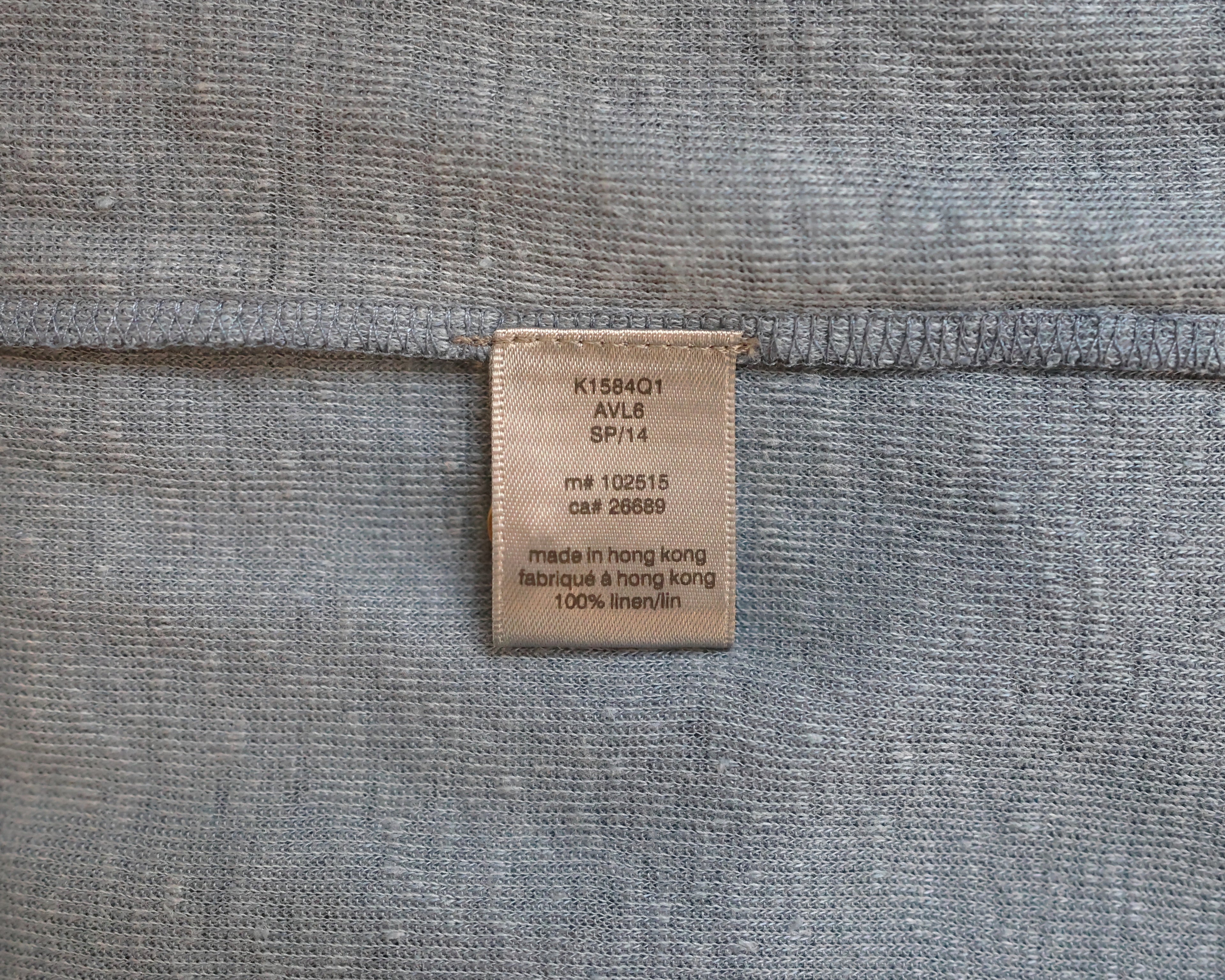 John Varvatos blue polo shirt