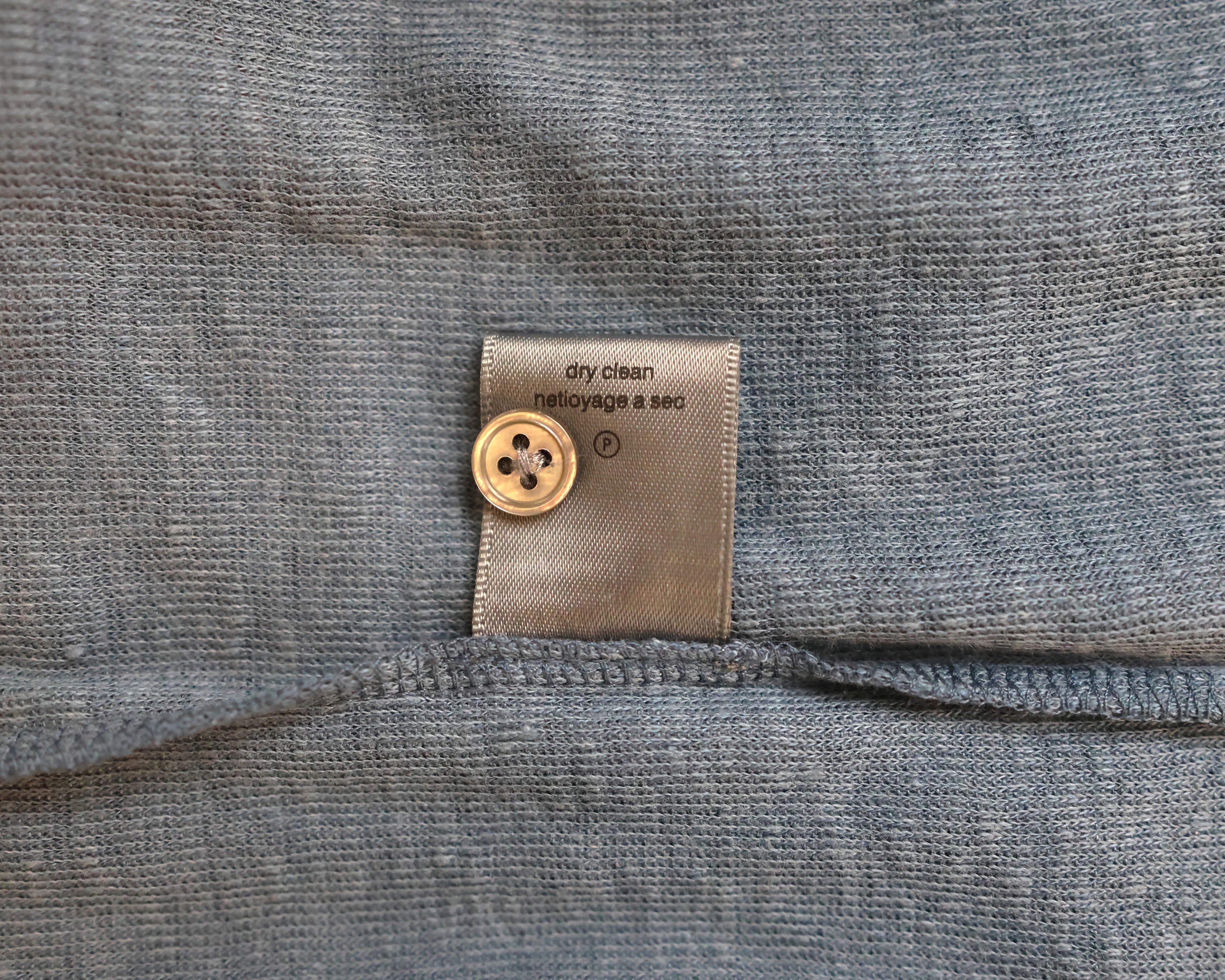 John Varvatos blue polo shirt