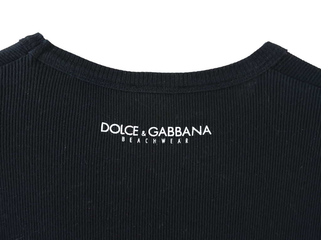 Dolce & Gabbana black and white tank top