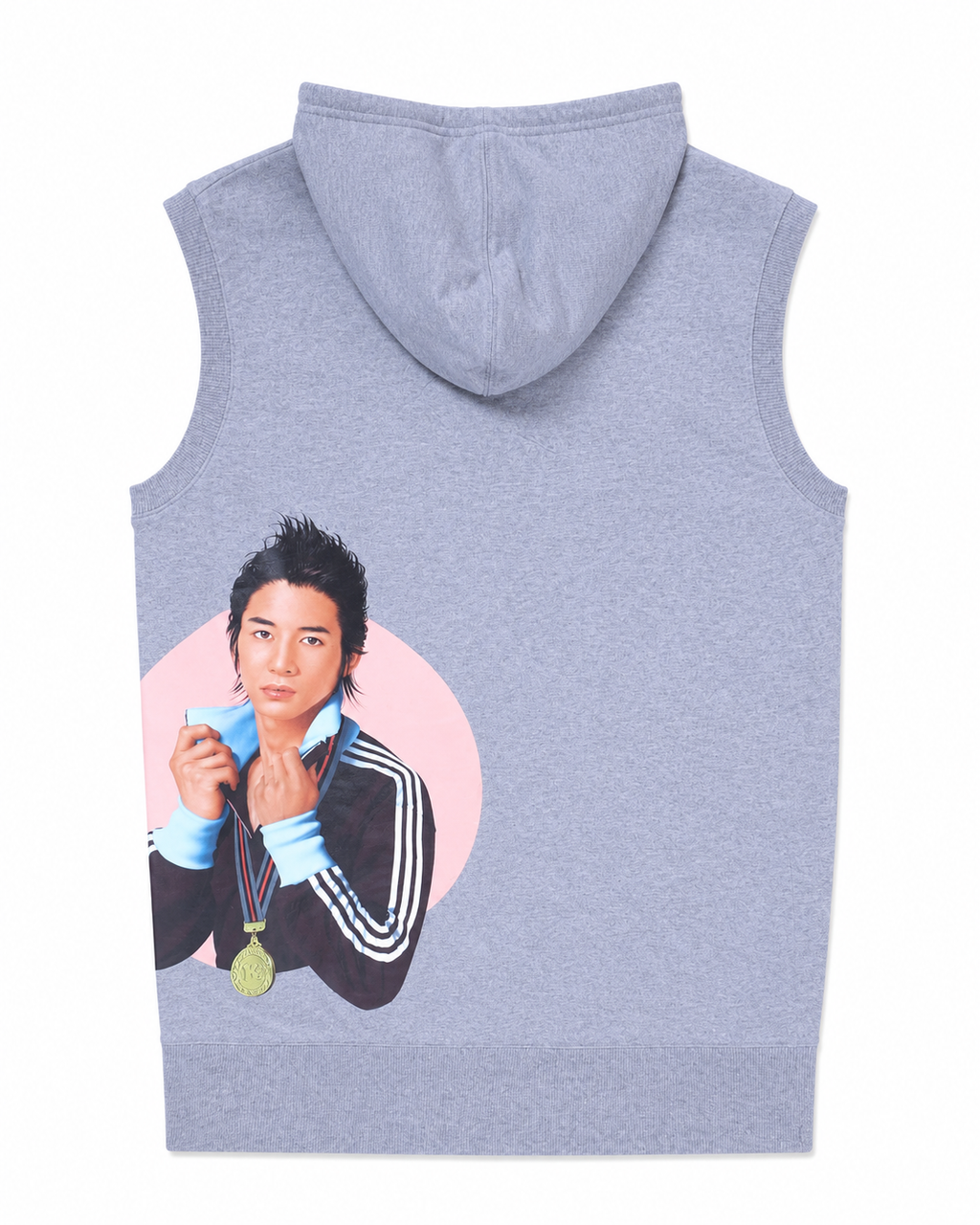 Yohji Yamamoto X Adidas Sleeveless hoodie 2004